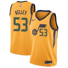 Utah Jazz #53 Rich Kelley Jersey -Yellow