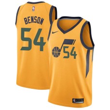 Utah Jazz #54 Kent Benson Jersey -Yellow