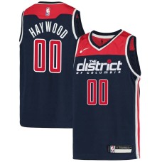 Washington Wizards #00 Brendan Haywood Jersey -Navy