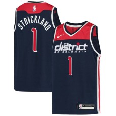 Washington Wizards #1 Rod Strickland Jersey -Navy