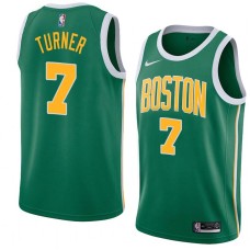 Boston Celtics #7 Andre Turner Jersey -Green_Gold 2018-2019 Earned