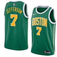 Boston Celtics #7 Al Jefferson Jersey -Green_Gold 2018-2019 Earned