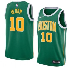 Boston Celtics #10 Mike Bloom Jersey -Green_Gold 2018-2019 Earned