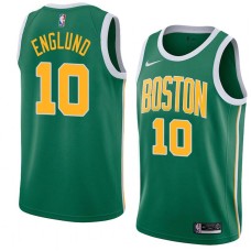 Boston Celtics #10 Gene Englund Jersey -Green_Gold 2018-2019 Earned