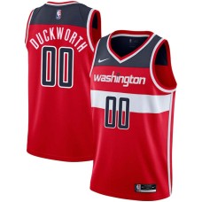 Washington Wizards #00 Kevin Duckworth Jersey -Red