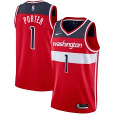 Washington Wizards #1 Kevin Porter Jersey -Red