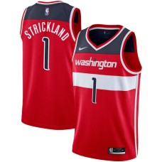 Washington Wizards #1 Rod Strickland Jersey -Red