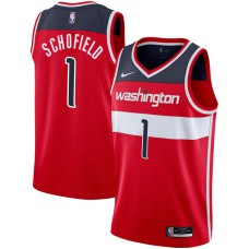 Washington Wizards #1 Admiral Schofield Jersey -Red