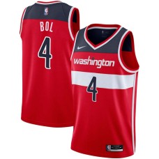 Washington Wizards #4 Manute Bol Jersey -Red