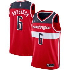 Washington Wizards #6 Alan Anderson Jersey -Red