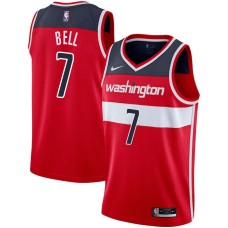 Washington Wizards #7 Jordan Bell Jersey -Red