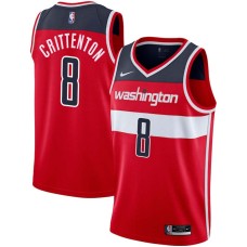 Washington Wizards #8 Javaris Crittenton Jersey -Red