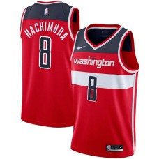 Washington Wizards #8 Rui Hachimura Jersey -Red