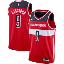 Washington Wizards #9 Ramon Sessions Jersey -Red