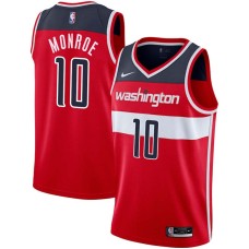 Washington Wizards #10 Earl Monroe Jersey -Red