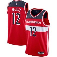 Washington Wizards #12 Bill McGill Jersey -Red