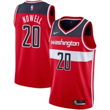 Washington Wizards #20 Mel Nowell Jersey -Red