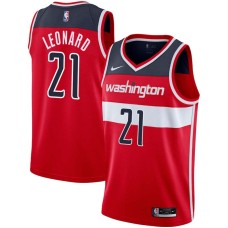 Washington Wizards #21 Slick Leonard Jersey -Red