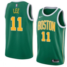 Boston Celtics #11 Courtney Lee Jersey -Green_Gold 2018-2019 Earned