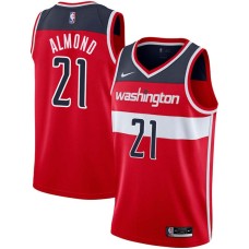 Washington Wizards #21 Morris Almond Jersey -Red