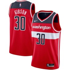 Washington Wizards #30 Mike Gibson Jersey -Red