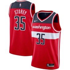 Washington Wizards #35 Awvee Storey Jersey -Red