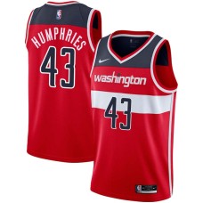 Washington Wizards #43 Kris Humphries Jersey -Red