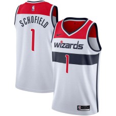 Washington Wizards #1 Admiral Schofield Jersey -White