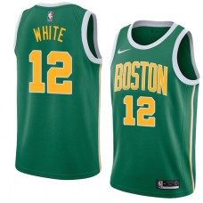 Boston Celtics #12 DJ White Jersey -Green_Gold 2018-2019 Earned