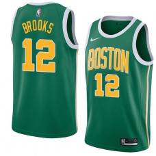 Boston Celtics #12 MarShon Brooks Jersey -Green_Gold 2018-2019 Earned