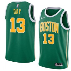 Boston Celtics #13 Todd Day Jersey -Green_Gold 2018-2019 Earned