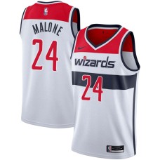 Washington Wizards #24 Jeff Malone Jersey -White