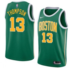 Boston Celtics #13 Tristan Thompson Jersey -Green_Gold 2018-2019 Earned