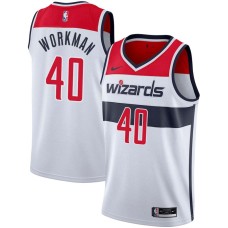 Washington Wizards #40 Tom Workman Jersey -White