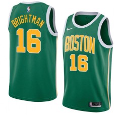 Boston Celtics #16 Al Brightman Jersey -Green_Gold 2018-2019 Earned