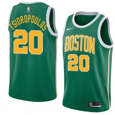 Boston Celtics #20 Lou Tsioropoulos Jersey -Green_Gold 2018-2019 Earned