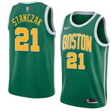 Boston Celtics #21 Ed Stanczak Jersey -Green_Gold 2018-2019 Earned