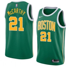 Boston Celtics #21 Johnny McCarthy Jersey -Green_Gold 2018-2019 Earned