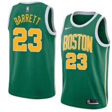 Boston Celtics #23 Ernie Barrett Jersey -Green_Gold 2018-2019 Earned