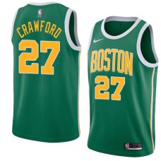 Boston Celtics #27 Jordan Crawford Jersey -Green_Gold 2018-2019 Earned