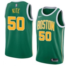 Boston Celtics #50 Greg Kite Jersey -Green_Gold 2018-2019 Earned