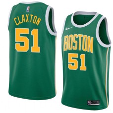 Boston Celtics #51 Charles Claxton Jersey -Green_Gold 2018-2019 Earned