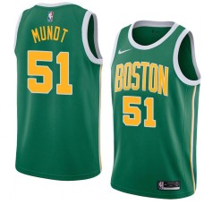 Boston Celtics #51 Todd Mundt Jersey -Green_Gold 2018-2019 Earned