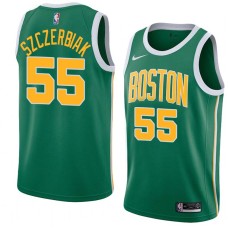 Boston Celtics #55 Wally Szczerbiak Jersey -Green_Gold 2018-2019 Earned