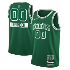 Boston Celtics #00 Kleggie Hermsen Jersey -2021-2022 City