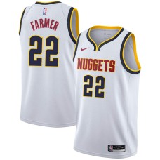 Denver Nuggets #22 Jim Farmer Jersey -White