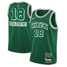 Boston Celtics #18 Woody Sauldsberry Jersey -2021-2022 City