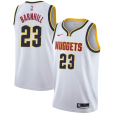 Denver Nuggets #23 John Barnhill Jersey -White