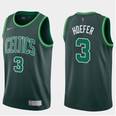 Boston Celtics #3 Charlie Hoefer Jersey -Dark Green 2020-2021 Earned