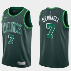 Boston Celtics #7 Dermie O'Connell Jersey -Dark Green 2020-2021 Earned